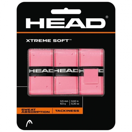 Овергрип Head Xtreme Soft, 0,5 мм., 3 шт, розовый оптом, фото 1