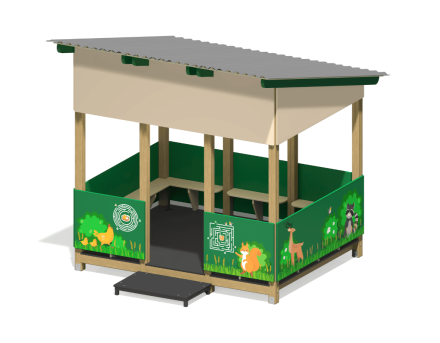 Теневой навес Лес мини ПС-82 3,25х3,1 для детской площадки оптом, фото 1