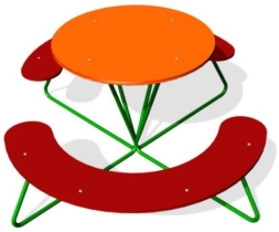 Детский столик Улыбка СП164 для игровой площадки