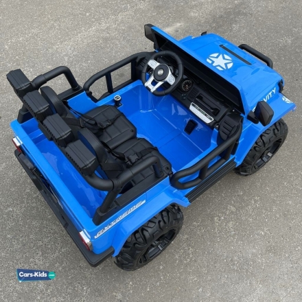 Электромобиль Jeep Wrangler S606 4WD синий оптом, фото 3