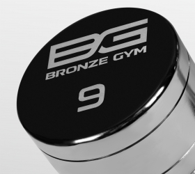 BRONZE GYM BG-PA-DB-C09 Гантель хромированная 9 кг оптом, фото 5