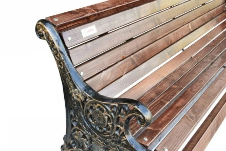 Скамейка чугунная Вензель 0.6 м оптом, фото 5