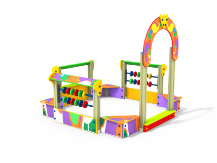 МФ 3.114 Песочница со счетами граффити оптом, фото 1