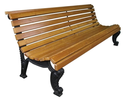 Скамейка Керчь, Лиственница 2,5 м оптом, фото 2