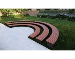 Амфитеатр Радиус без спинок, радиус 3-5 м, фото 2
