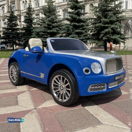 Детский электромобиль Bentley Mulsanne JE1006 синий оптом, фото 6