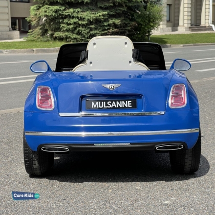 Детский электромобиль Bentley Mulsanne JE1006 синий оптом, фото 7