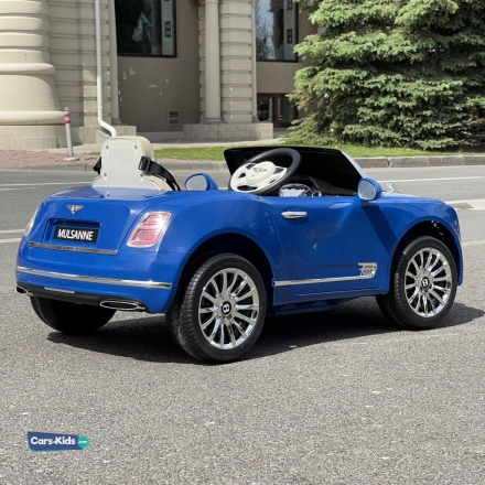 Детский электромобиль Bentley Mulsanne JE1006 синий оптом, фото 5