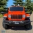 Электромобиль Jeep Rubicon 4WD оранжевый оптом