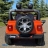 Электромобиль Jeep Rubicon 4WD оранжевый оптом