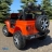 Электромобиль Jeep Rubicon 4WD оранжевый оптом