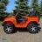 Электромобиль Jeep Rubicon 4WD оранжевый оптом