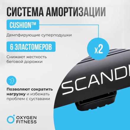 Беговая дорожка домашняя OXYGEN FITNESS SCANDIUM B оптом, фото 11