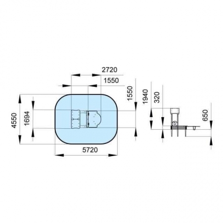 Песочница - домик ТЕ320  оптом, фото 2