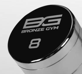 BRONZE GYM BG-PA-DB-C08 Гантель хромированная 8 кг оптом, фото 5