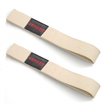 Ремни для тяги Grizzly Fitness Cotton Lifting Strap 8610-BF, пара оптом, фото 1