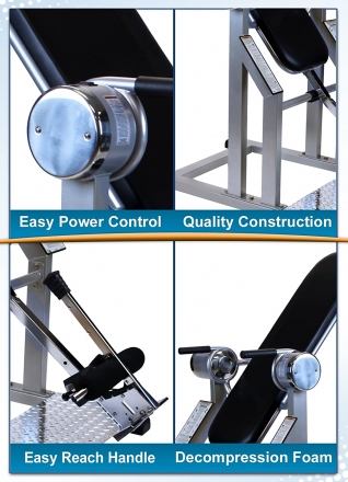 Инверсионный стол профессиональный с мотором Teeter Power VI Inversion Table with GL оптом, фото 2