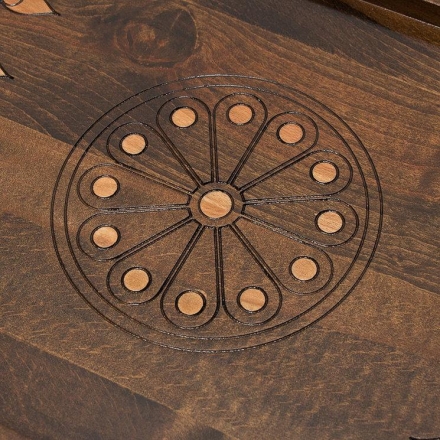 Нарды резные &quot;Рипсиме - Орнамент&quot; 60, Zakaryan оптом, фото 7