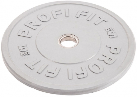 Диск для штанги каучуковый, цветной PROFI-FIT D-51,  5 кг оптом, фото 3
