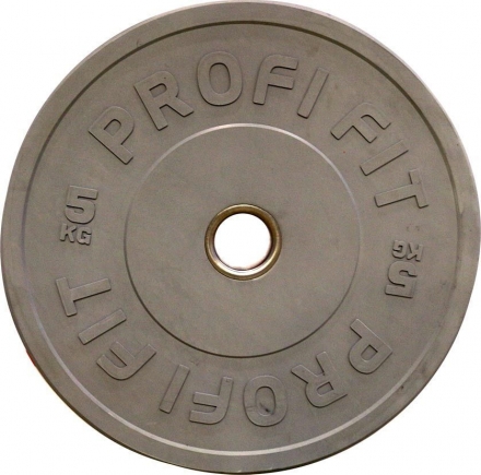Диск для штанги каучуковый, цветной PROFI-FIT D-51,  5 кг оптом, фото 1