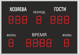 Универсальное спортивное табло ТУрп 100.13-IV (№1) оптом, фото 1