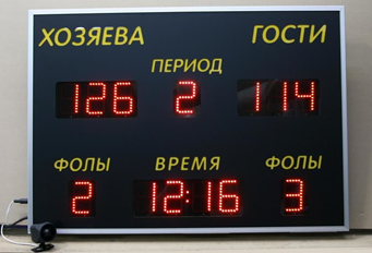 Универсальное спортивное табло ТУрп 100.13-IV (№1) оптом, фото 2