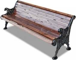 Скамейка чугунная Вензель 1,5 м, фото 2