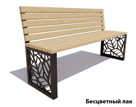 Парковая скамейка Севастополь, Лиственница (без подлокотников) 2 м  оптом, фото 2