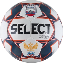 Мяч футзал. "SELECT Futsal Replica" арт.850618-172, р.4, АМФР, 32п, ПУ, руч.сш,бел-син-крас Мяч футзал. "SELECT Futsal Replica" арт.850618-172, р.4, АМФР, 32п, ПУ, руч.сш,бел-син-крас