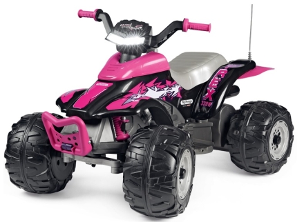 Детский электроквадроцикл Peg Perego Corral T-Rex 330w Розовый оптом, фото 1