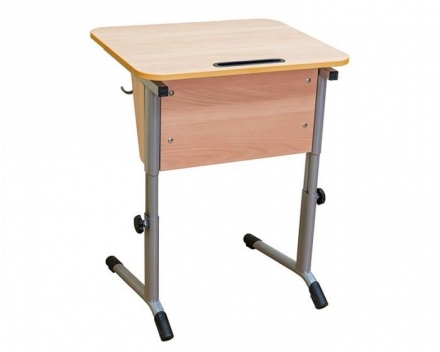 Стол ученический одноместный (оранжевый кант) оптом, фото 1