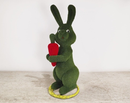 Топиари Кролик с морковкой, h= 170см - газон Есо оптом, фото 1