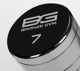BRONZE GYM BG-PA-DB-C07 Гантель хромированная 7 кг оптом, фото 5