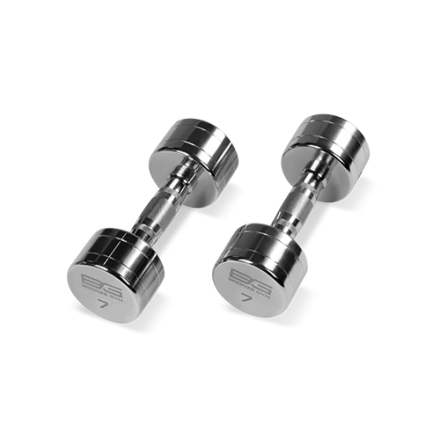 BRONZE GYM BG-PA-DB-C07 Гантель хромированная 7 кг оптом, фото 1