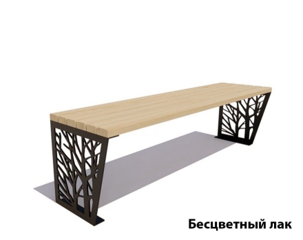 Банкетка Роща, Лиственница 1,8 м оптом, фото 2