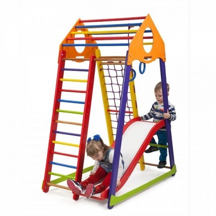 Детский спортивный комплекс BambinoWood Color Plus 1 оптом, фото 3