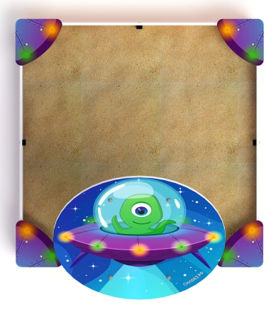 Песочница средняя с навесом Космопорт - ИО 5.14.01-02 оптом, фото 5