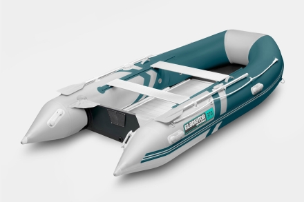Gladiator B 370 AL LIGHT Морской зеленый-белый моторная лодка ПВХ Алюминиевый пайол оптом, фото 2