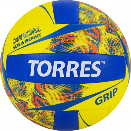 Мяч волейбольный TORRES GRIP Y, р.5 V32185 оптом, фото 1