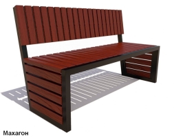 Скамейка парковая Аллея, Сосна 2,5 м, фото 2