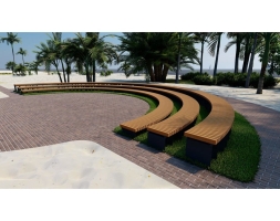 Амфитеатр Радиус 6-8 м, без спинок, фото 1