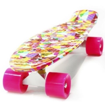 Пластиковый скейтборд-круизер Hubster Cruiser 22" Design Fusion