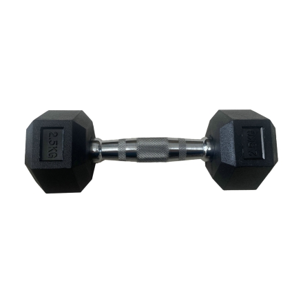 Обрезиненная гексагональная гантель INEX Hex Dumbbell 6 кг оптом, фото 1