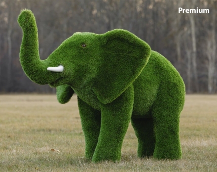 Топиари слон Африканский - газон Deluxe оптом, фото 2