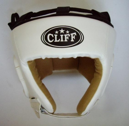 Шлем боксерский CLIFF ULI-5001 открытый (FLEX) белый р.S оптом, фото 1
