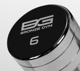 BRONZE GYM BG-PA-DB-C06 Гантель хромированная 6 кг оптом, фото 5