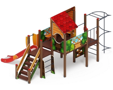 Детская игровая площадка Теремок ДИК 2.07.01-01 H=1200 оптом, фото 4