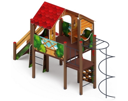 Детская игровая площадка Теремок ДИК 2.07.01-01 H=1200 оптом, фото 3