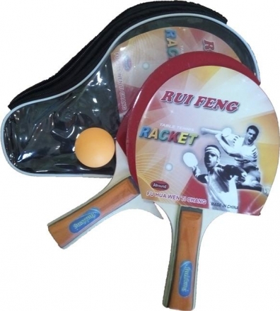 Набор для н/т RUIFENG 2108 А (2 ракетки + 1 шар) в чехле оптом, фото 1