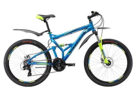 Велосипед Stark&#039;17 Jumper 26.2 FS D сине-зеленый 18&quot; оптом, фото 1